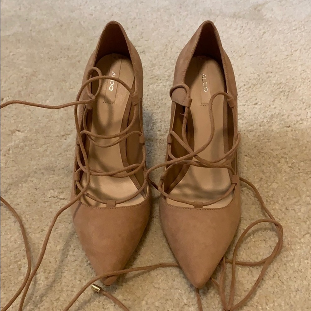 Aldo Kenneson-35 lace up stiletto pumps